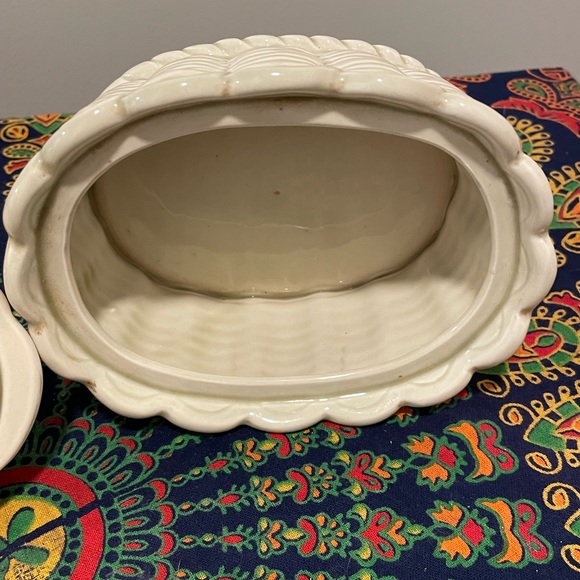 Vintage Armbee made in Japan ceramic egg basket with lid. EUC!! - Picture 11 of 16